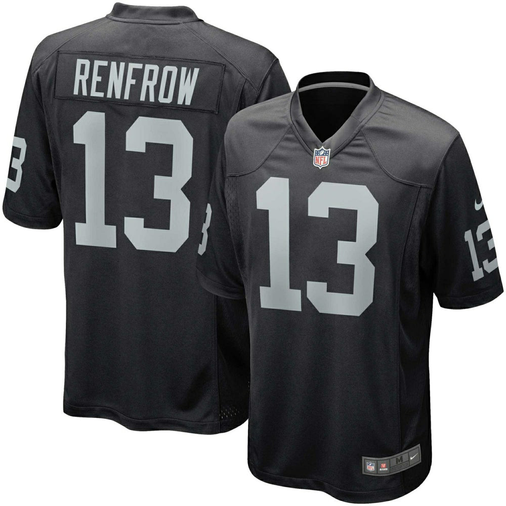 Hunter Renfrow #13 Las Vegas Raiders Nike Game NFL Jersey Black - Taass Online