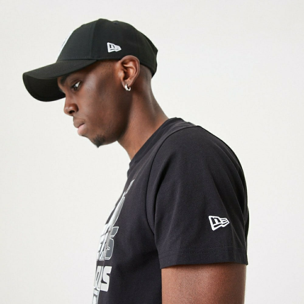 Las Vegas Raiders Gradient New Era NFL T-Shirt Black - Taass discount