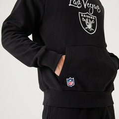 Las Vegas Raiders Script New Era NFL Hoodie Black - Taass US