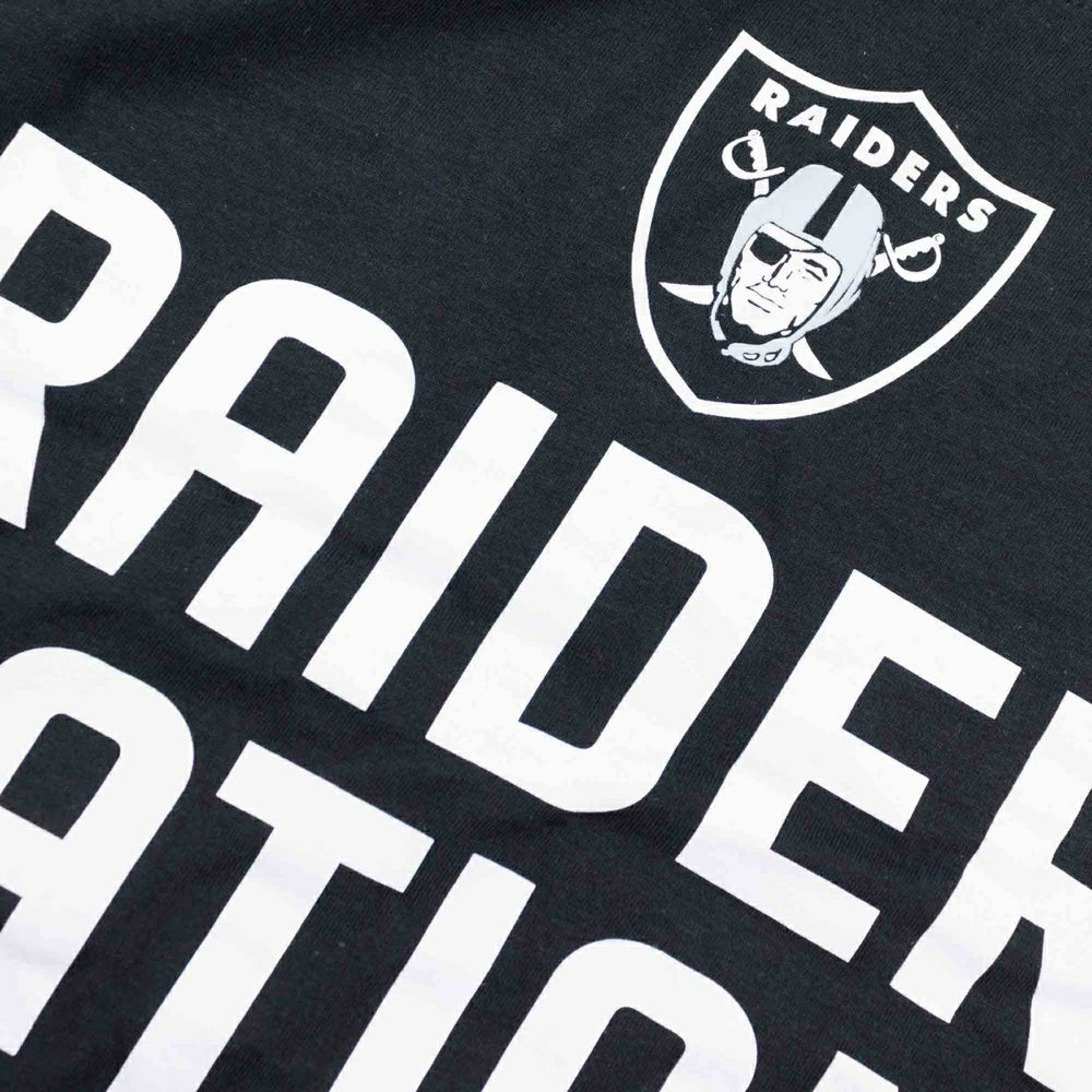Las Vegas Raiders Team Slogan Nike Long Sleeve Shirt Black - Taass Online