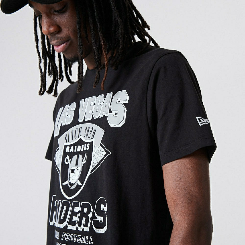 Las Vegas Raiders Established New Era NFL T-Shirt - Taass Online