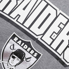 Oakland Raiders All Over 2.0 Mitchell & Ness NFL Crew Fleece Pullover - Taass for sale