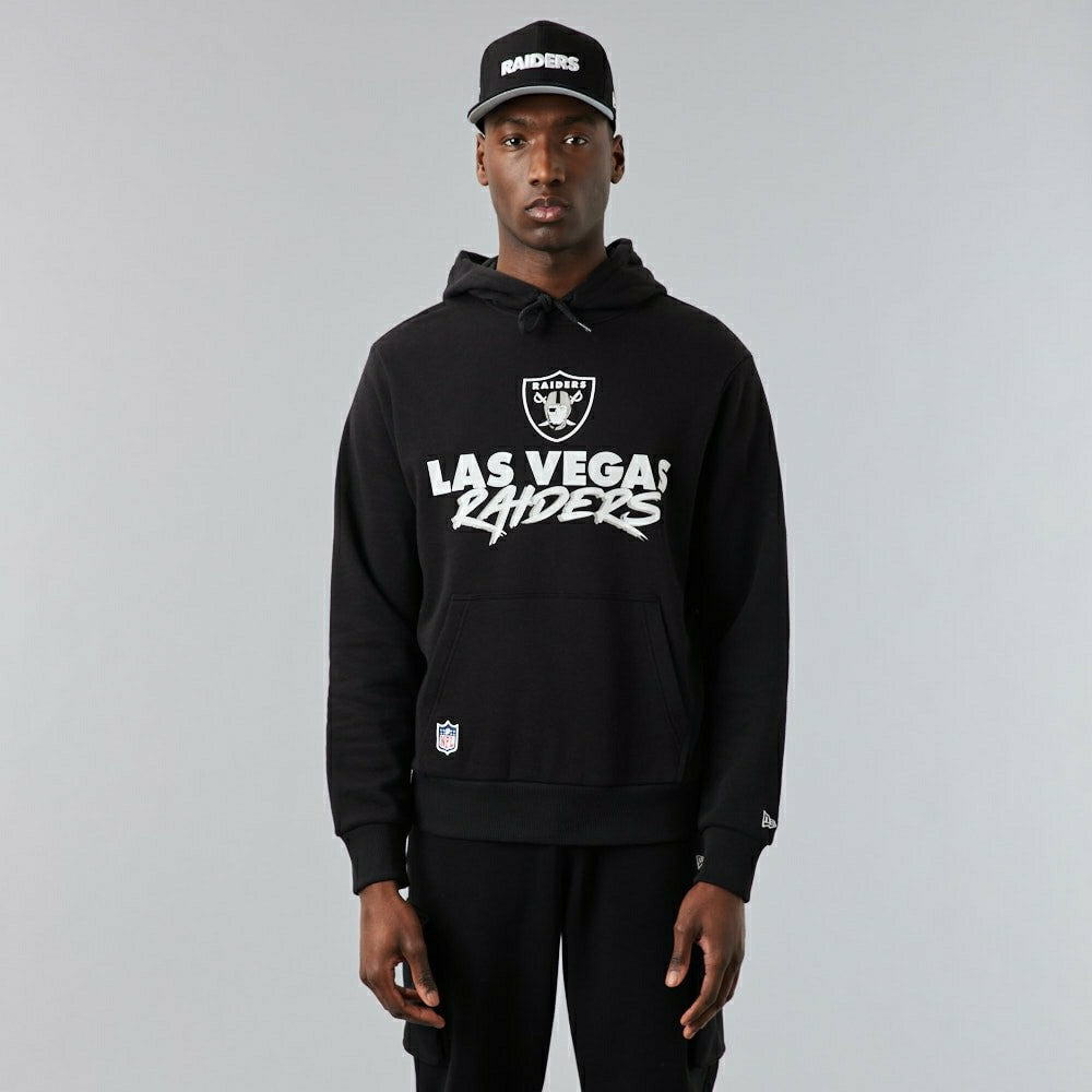 Las Vegas Raiders Script New Era NFL Hoodie Black - Taass discount