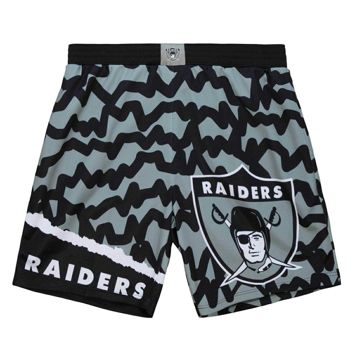 Oakland Raiders Mitchell & Ness Jumbotron 2.0 NFL Shorts - Taass US