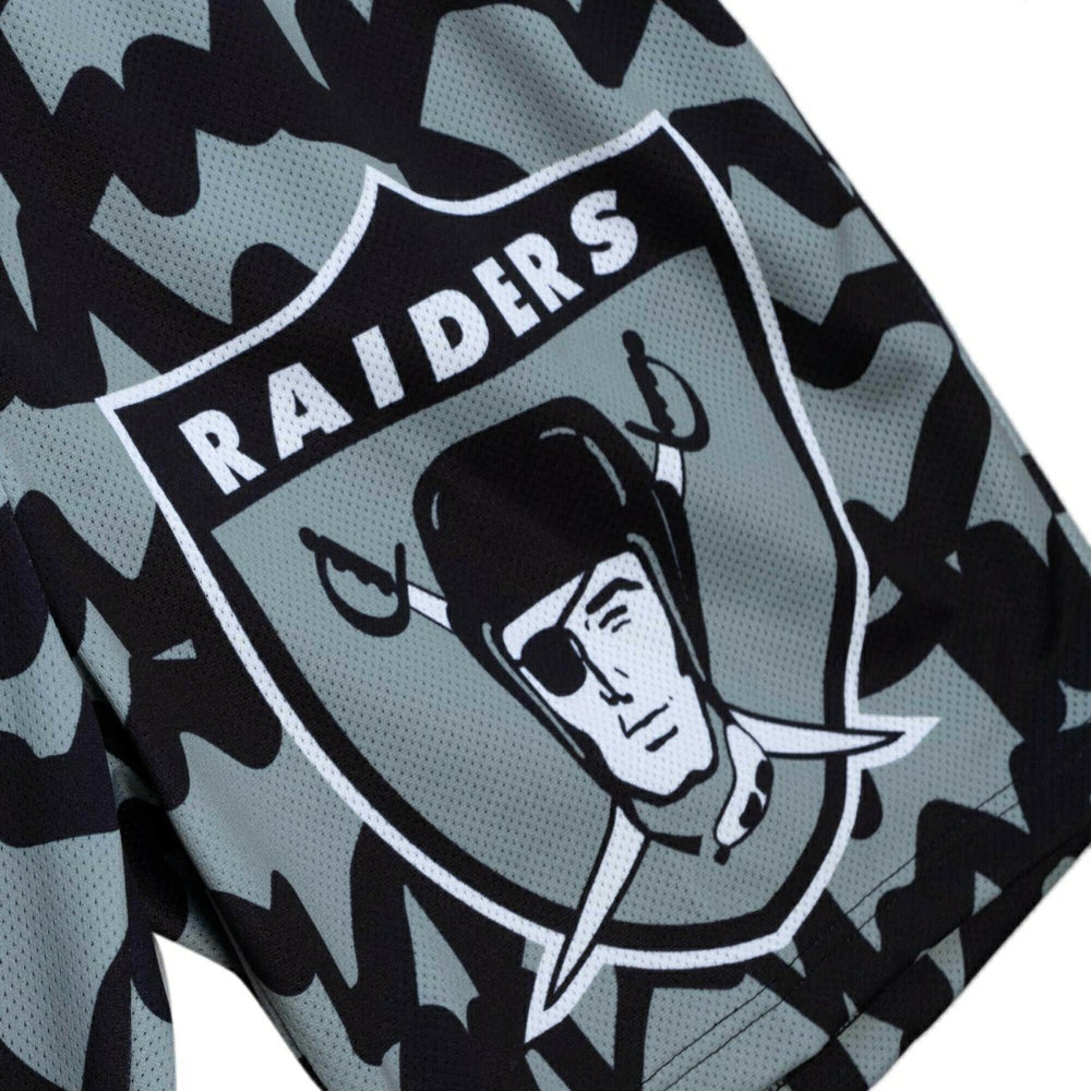 Oakland Raiders Mitchell & Ness Jumbotron 2.0 NFL Shorts - Taass US