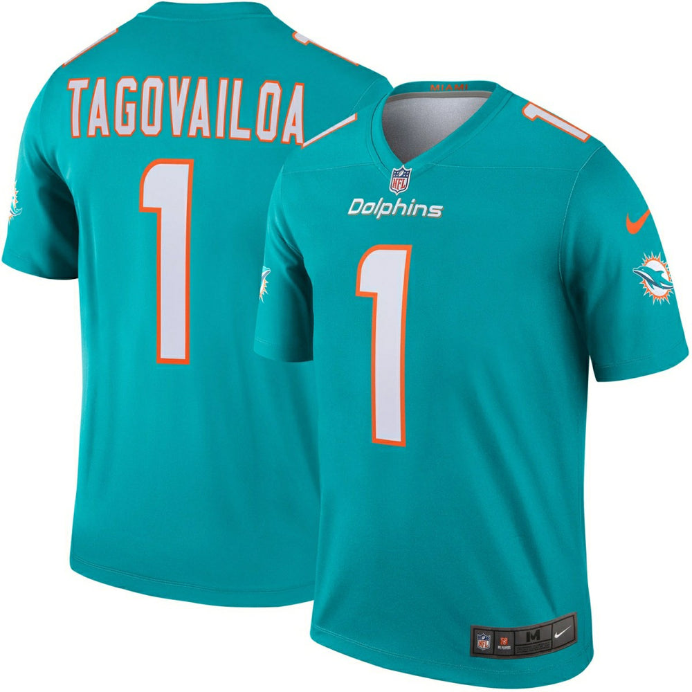 Tua Tagovailoa #1 Miami Dolphins Nike Legend NFL Jersey Aqua - Taass outlet