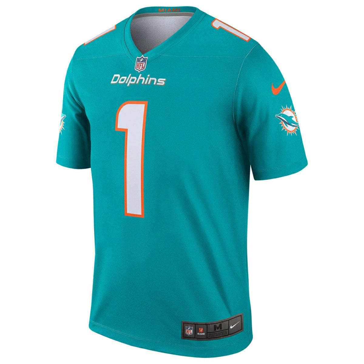 Tua Tagovailoa #1 Miami Dolphins Nike Legend NFL Jersey Aqua - Taass outlet