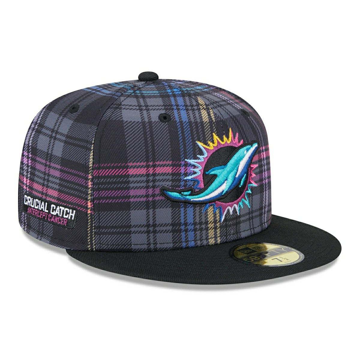 Miami Dolphins 2024 NFL Crucial Catch New Era 59FIFTY Fitted Cap - Taass discount