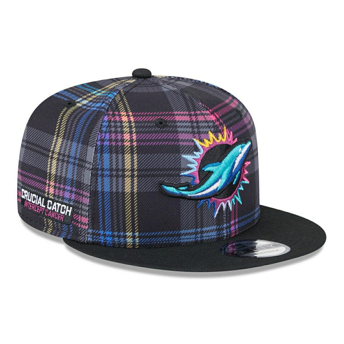 Miami Dolphins 2024 NFL Crucial Catch New Era 9FIFTY Snapback Cap - Taass US