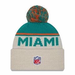 Miami Dolphins Historic 2024 NFL Sideline New Era Sport Knit Hat - Taass for sale