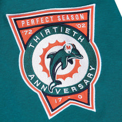 Miami Dolphins Mitchell & Ness All Over Crew 4.0 NFL Pullover Gray - Taass discount