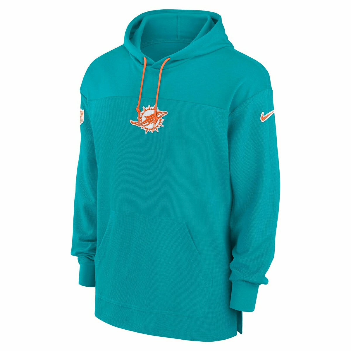 Miami Dolphins 2024 NFL On-Field Sideline Nike Jersey Hoodie Aqua - Taass on sale