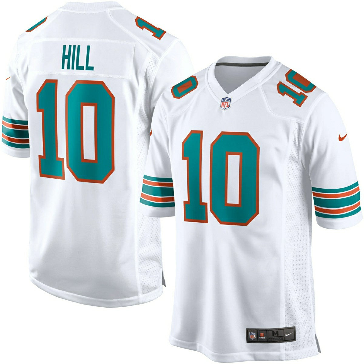 Tyreek Hill #10 Miami Dolphins Classic Nike Game NFL Jersey White - Taass Online