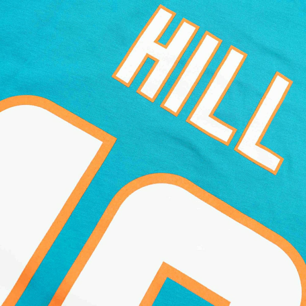 Tyreek Hill #10 Miami Dolphins Player NFL T-Shirt Aqua - Taass discount