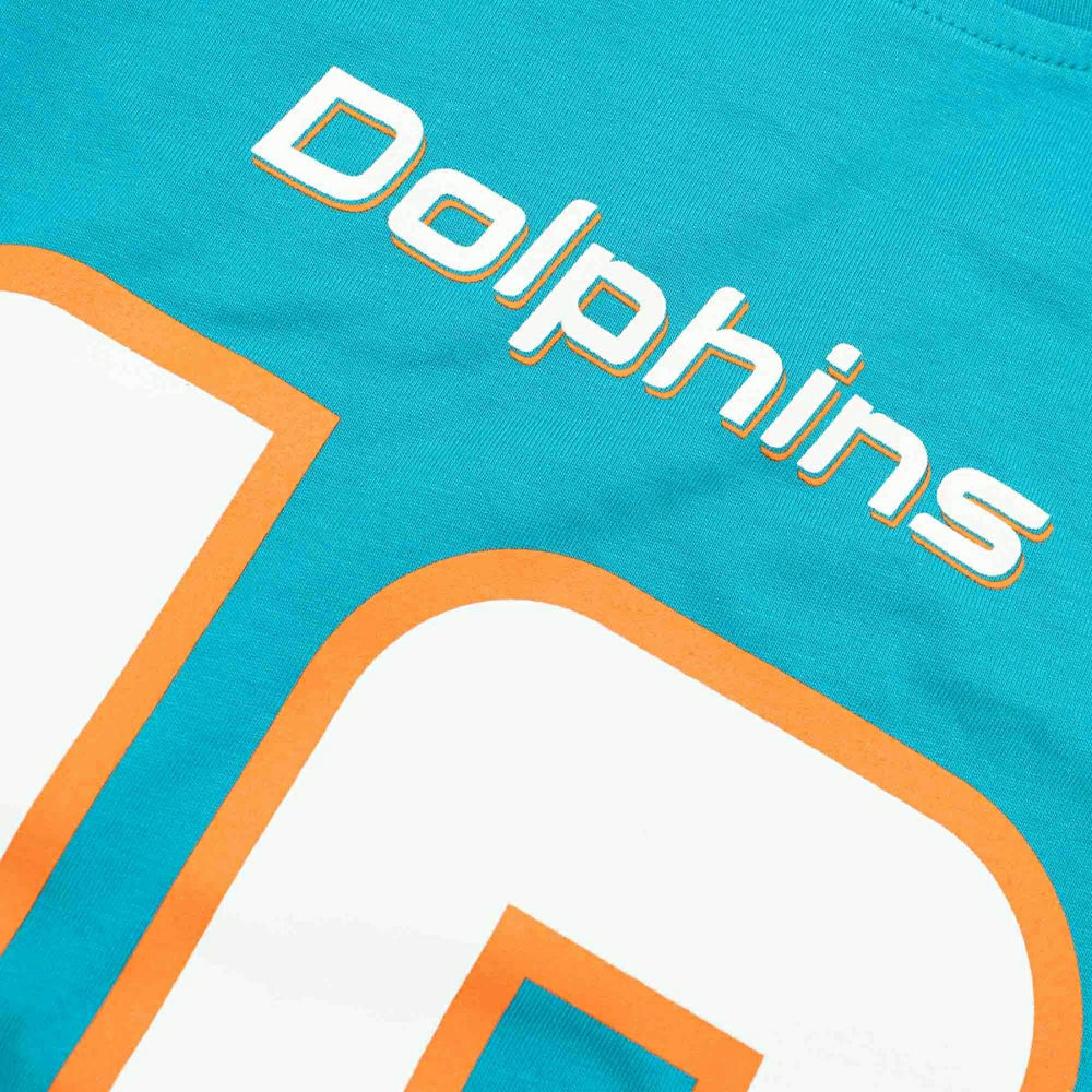 Tyreek Hill #10 Miami Dolphins Player NFL T-Shirt Aqua - Taass discount