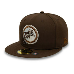 Miami Dolphins Walnut Super Bowl VII New Era 59FIFTY Fitted NFL Cap - Taass US