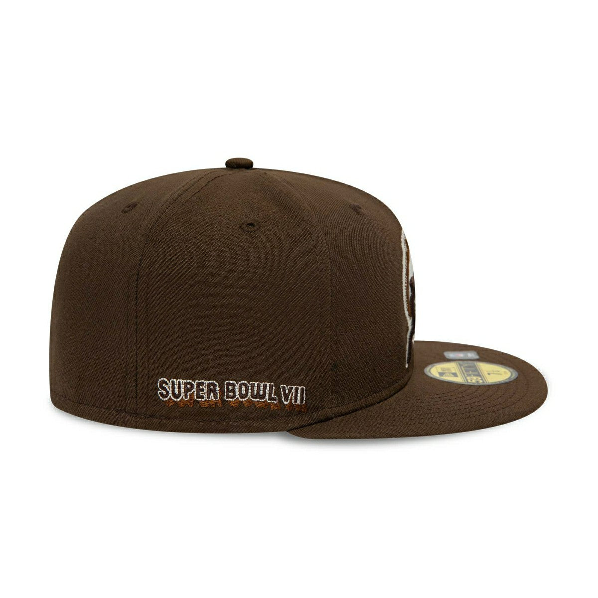 Miami Dolphins Walnut Super Bowl VII New Era 59FIFTY Fitted NFL Cap - Taass US