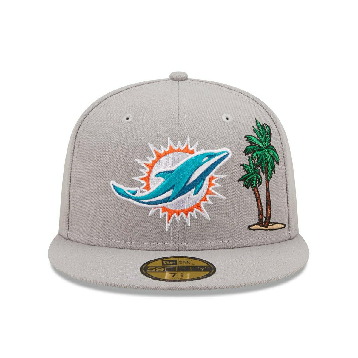 Miami Dolphins Tropical New Era 59FIFTY Fitted NFL Cap - Taass sale
