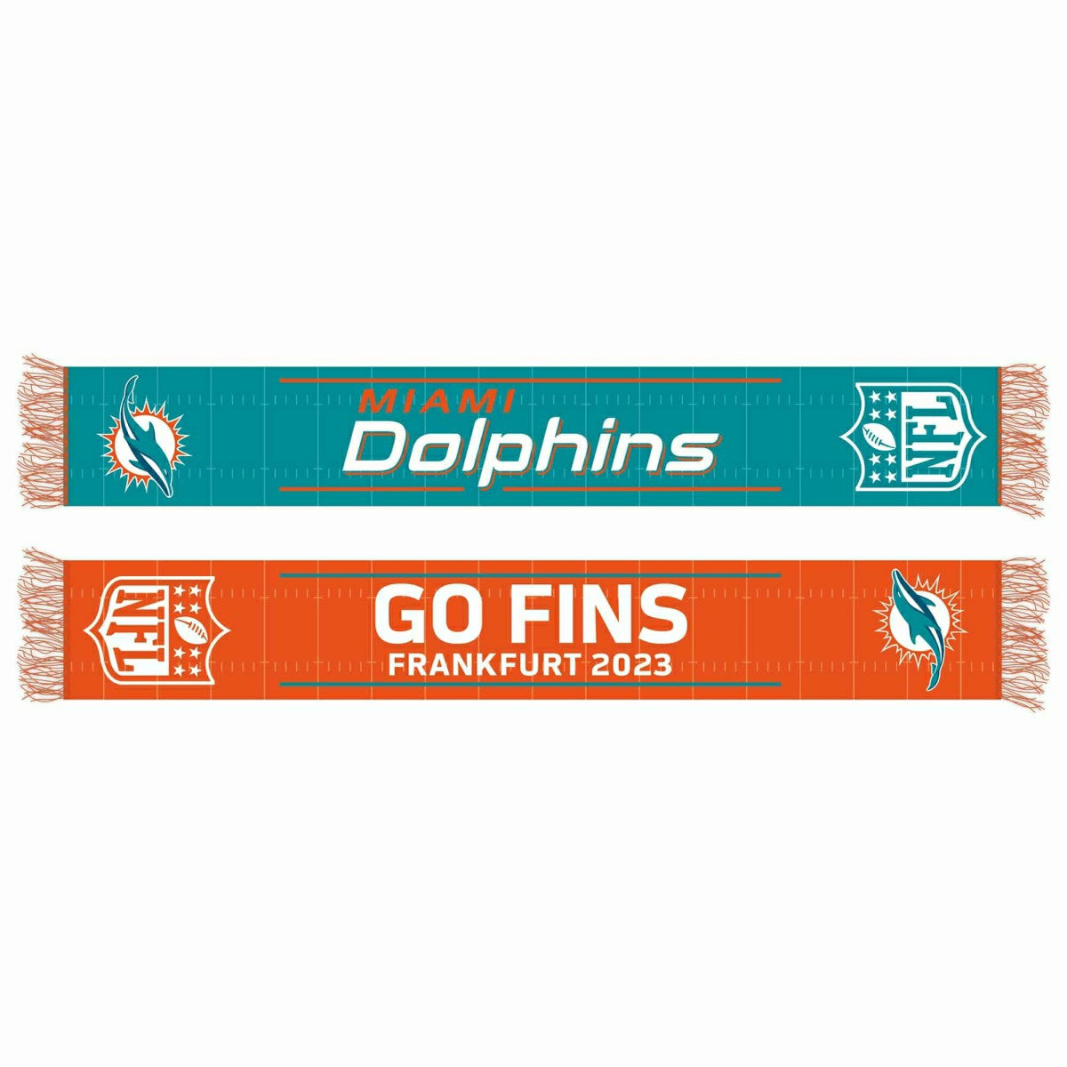 2023 NFL Frankfurt Games Miami Dolphins Scarf - Taass sale