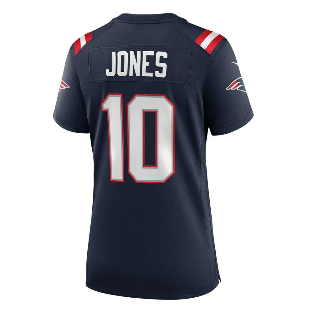 Mac Jones #10 New England Patriots Nike Game NFL Jersey Navy (WOMEN'S) - Taass on sale