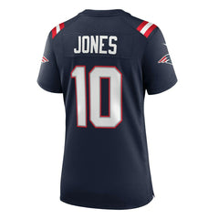 Mac Jones #10 New England Patriots Nike Game NFL Jersey Navy (WOMEN'S) - Taass on sale