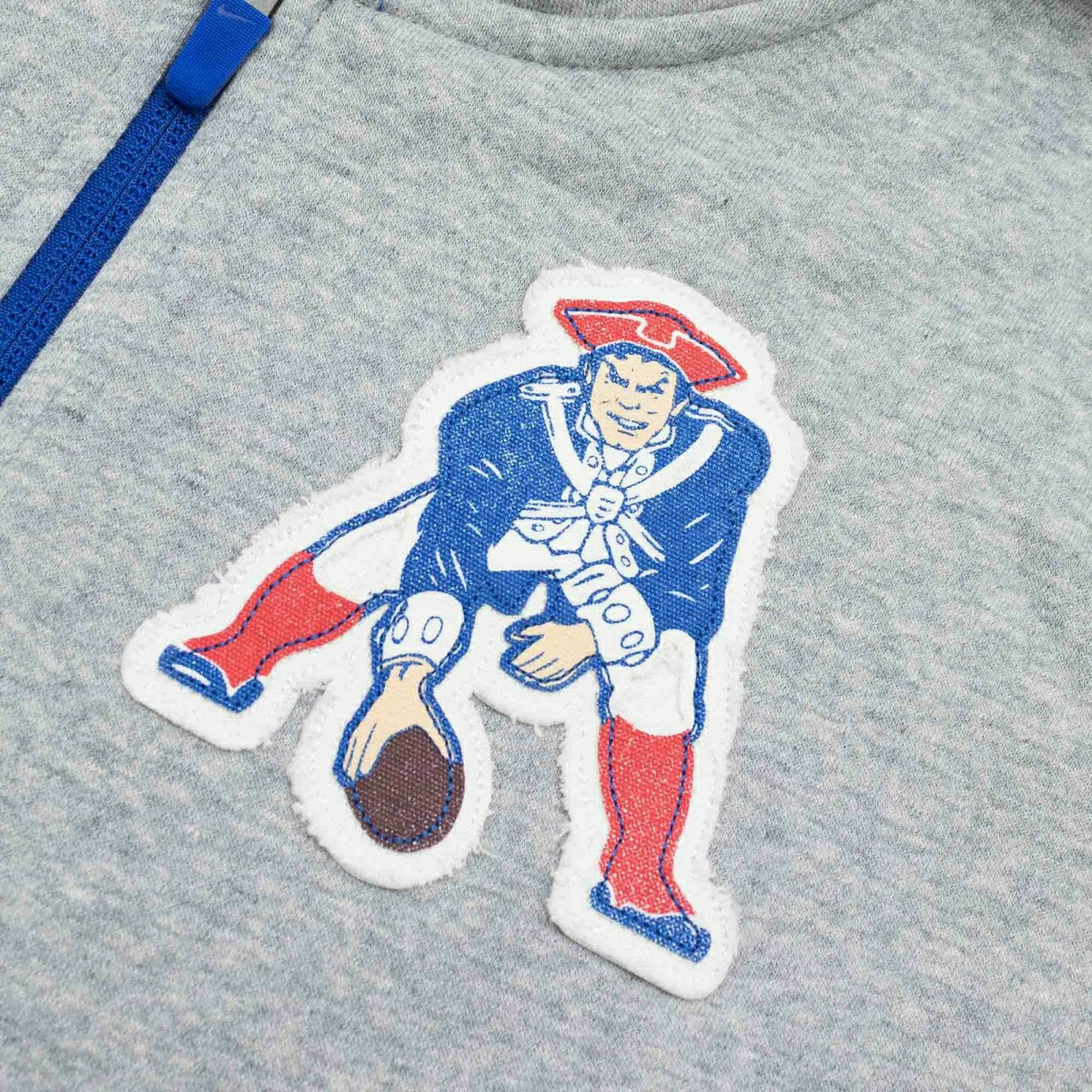 New England Patriots Historic Nike NFL Full-Zip Fleece Hoodie Gray - Taass discount