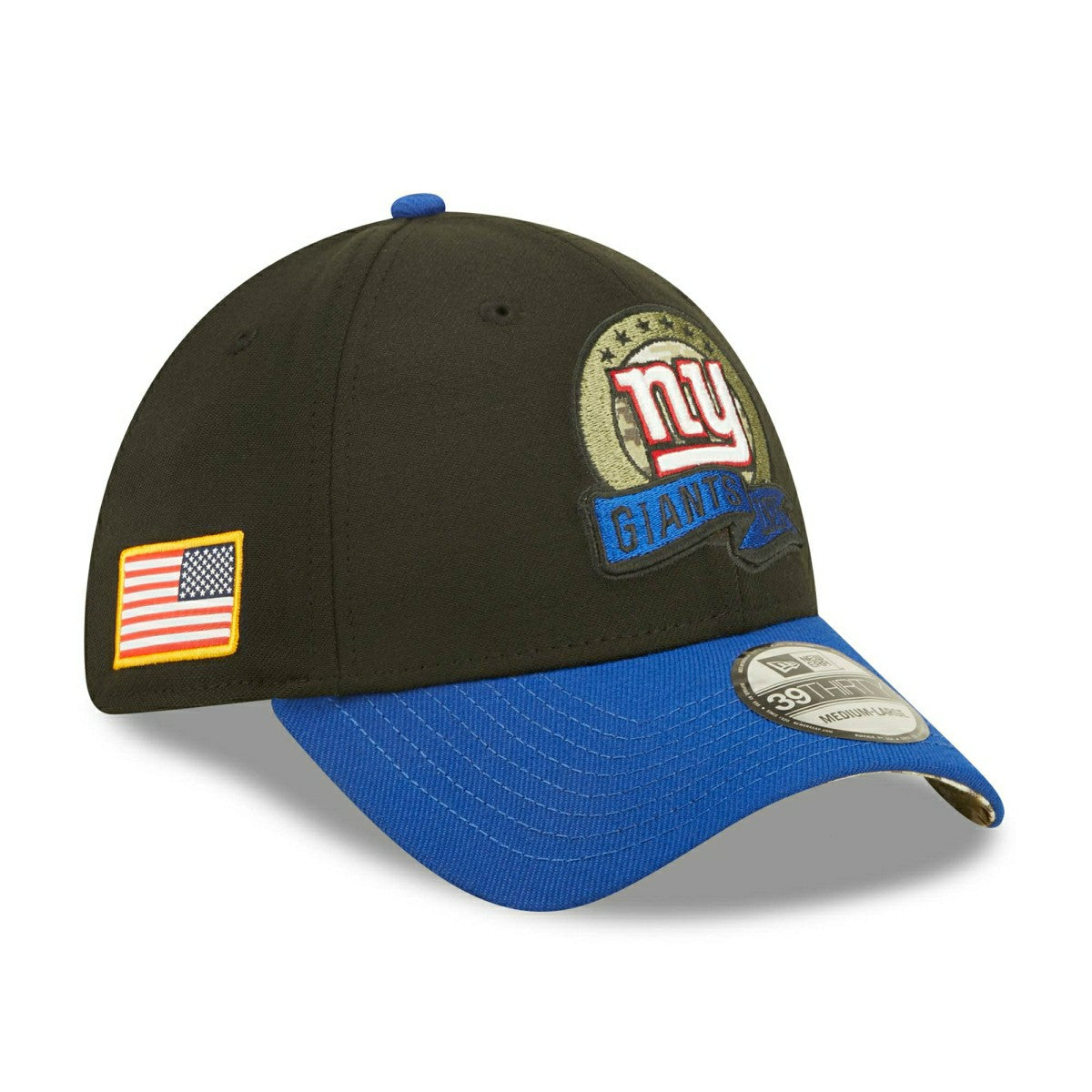 New York Giants 2022 NFL On-Field Salute to Service New Era 39THIRTY Flex Cap - Taass US