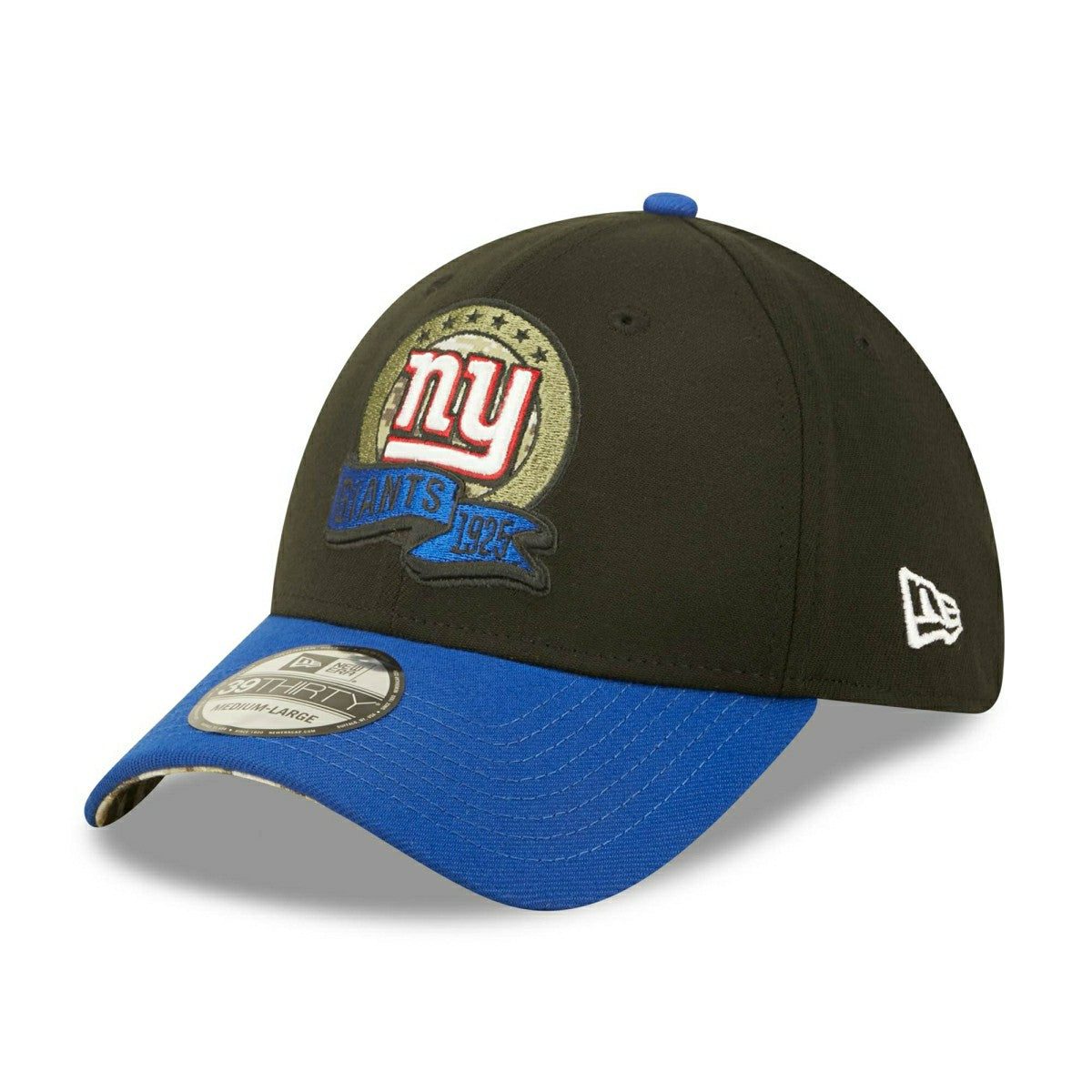 New York Giants 2022 NFL On-Field Salute to Service New Era 39THIRTY Flex Cap - Taass US