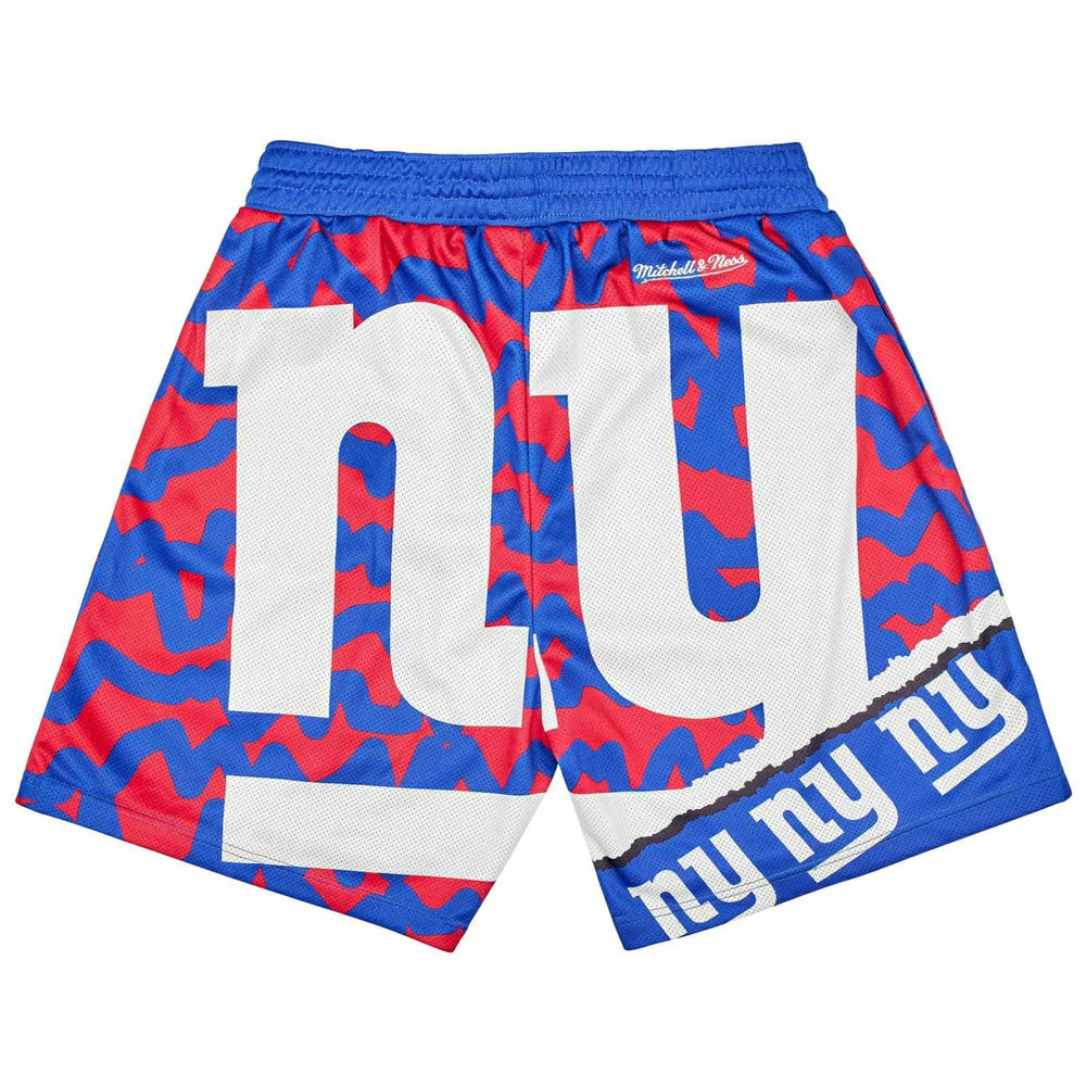 New York Giants Mitchell & Ness Jumbotron 2.0 NFL Shorts - Taass US