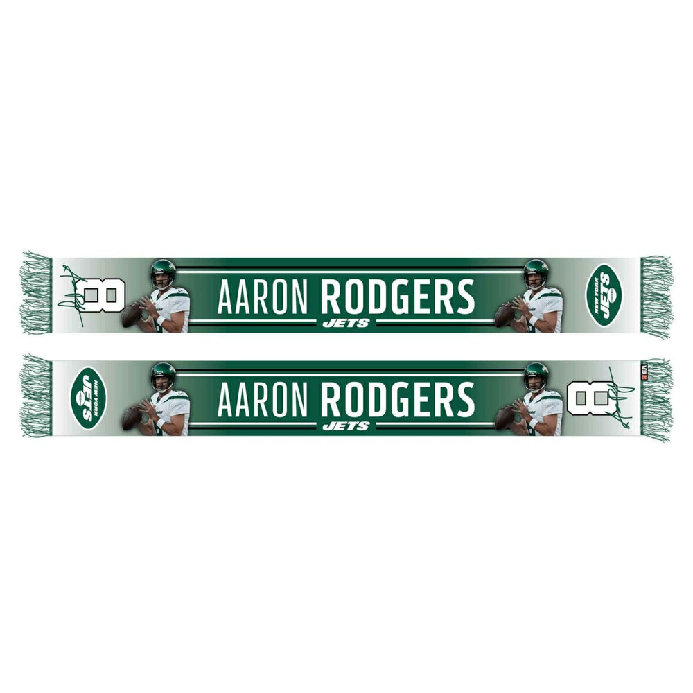 Aaron Rodgers New York Jets HD NFL Scarf - Taass for sale