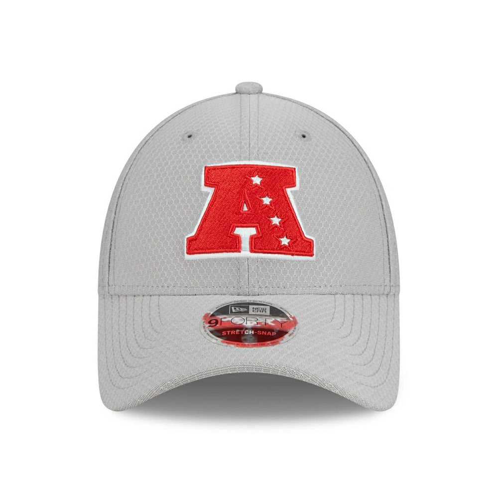 New York Jets AFC 2024 Pro Bowl New Era Stretch-Snap 9FORTY NFL Cap Gray - Taass Online