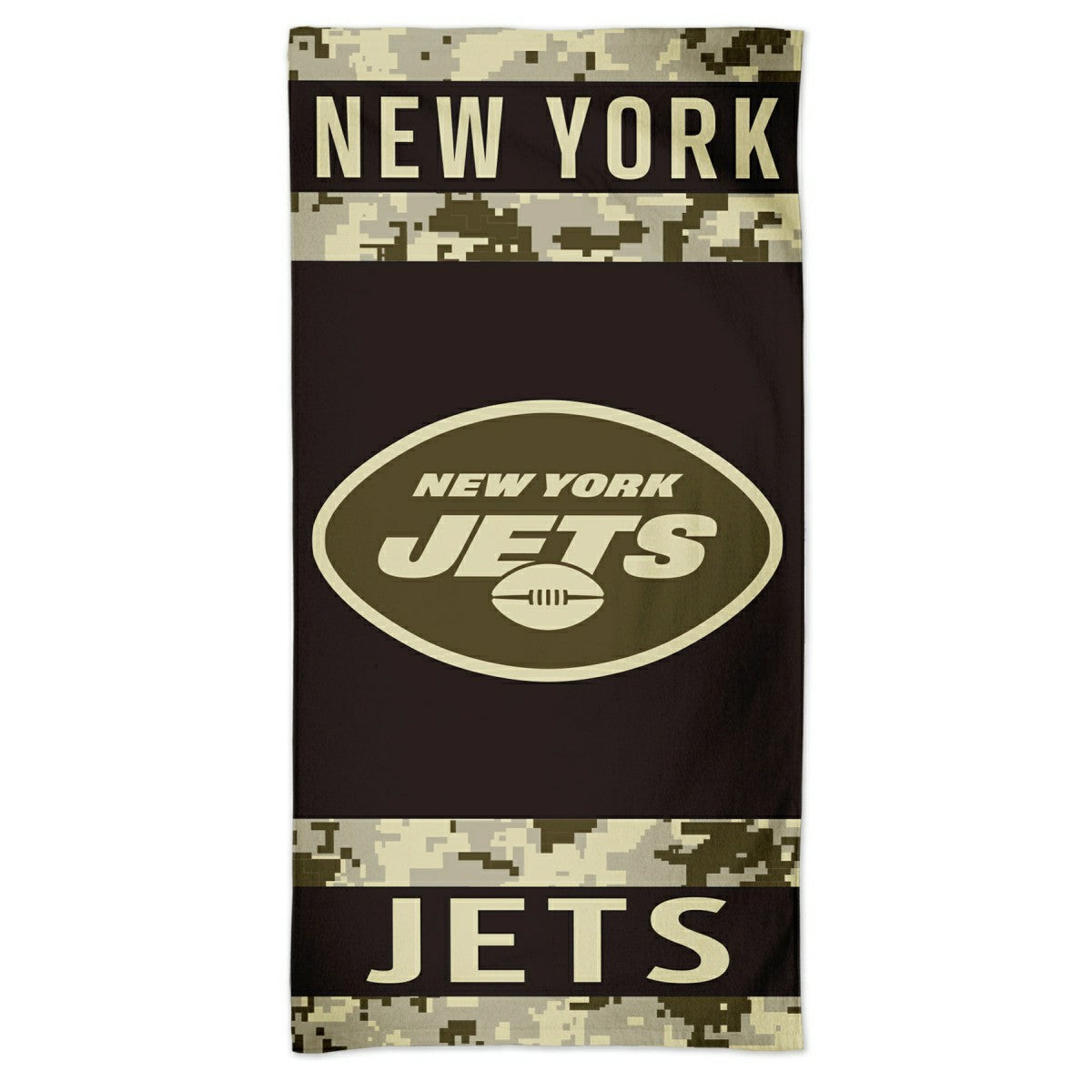New York Jets Camo Spectra NFL Beach Towel - Taass discount