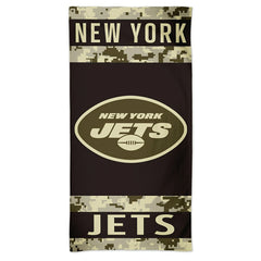 New York Jets Camo Spectra NFL Beach Towel - Taass discount