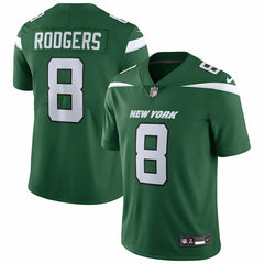 Aaron Rodgers #8 New York Jets Nike Vapor Untouchable Limited NFL Jersey Green - Taass US