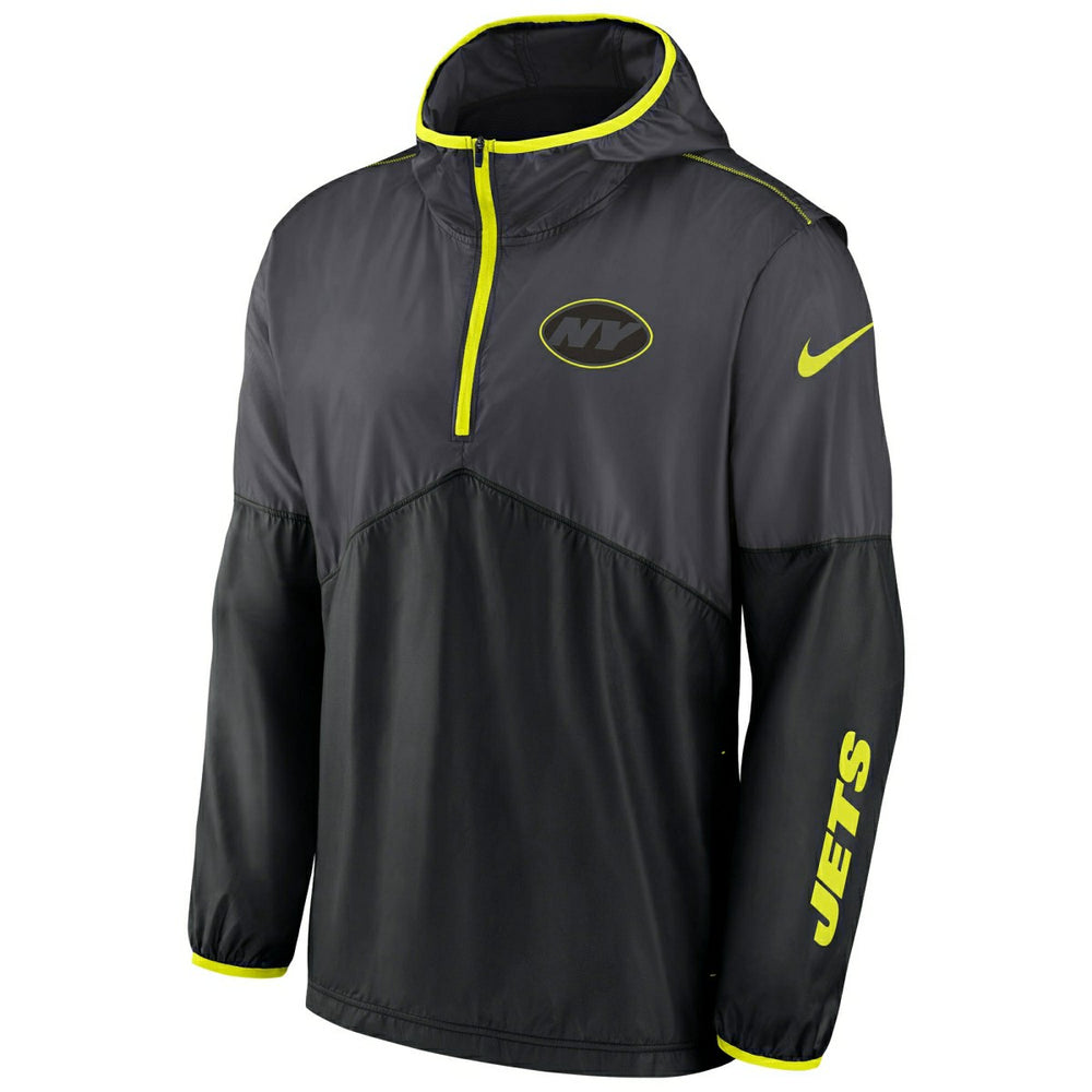 New York Jets Nike VOLT Half-Zip NFL Jacket Black - Taass outlet
