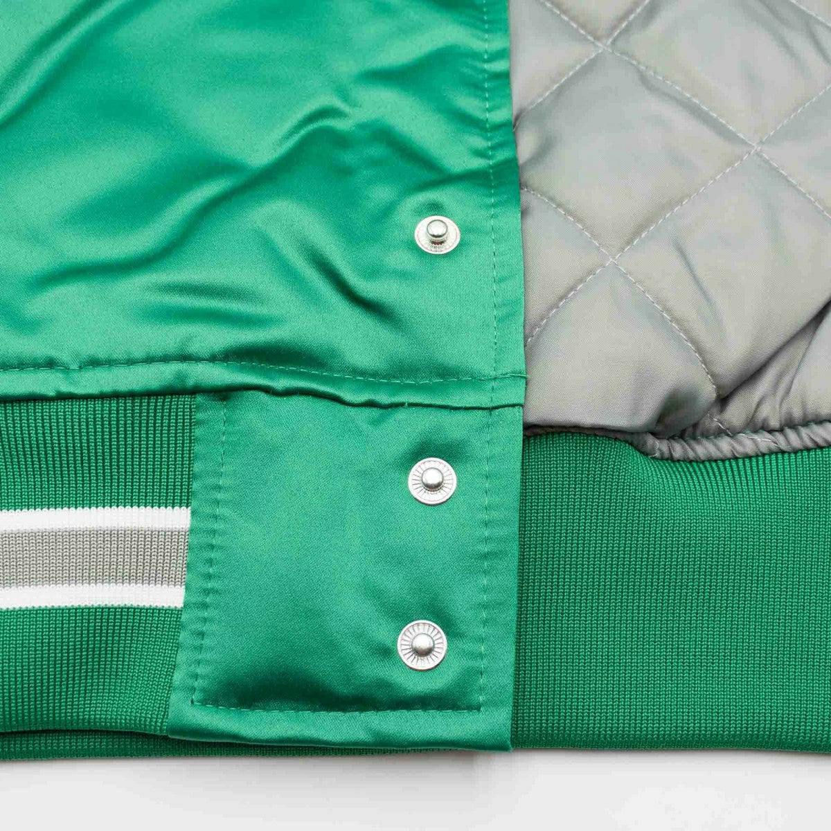 New York Jets Mitchell & Ness Heavyweight Satin NFL Jacket - Taass on sale