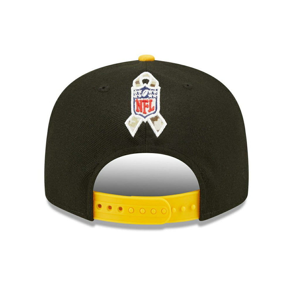 Pittsburgh Steelers 2022 NFL On-Field Salute to Service New Era 9FIFTY Snapback Cap - Taass US