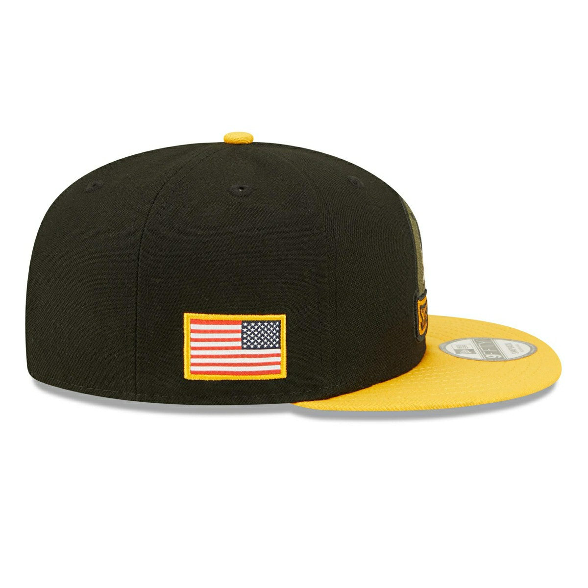 Pittsburgh Steelers 2022 NFL On-Field Salute to Service New Era 9FIFTY Snapback Cap - Taass US