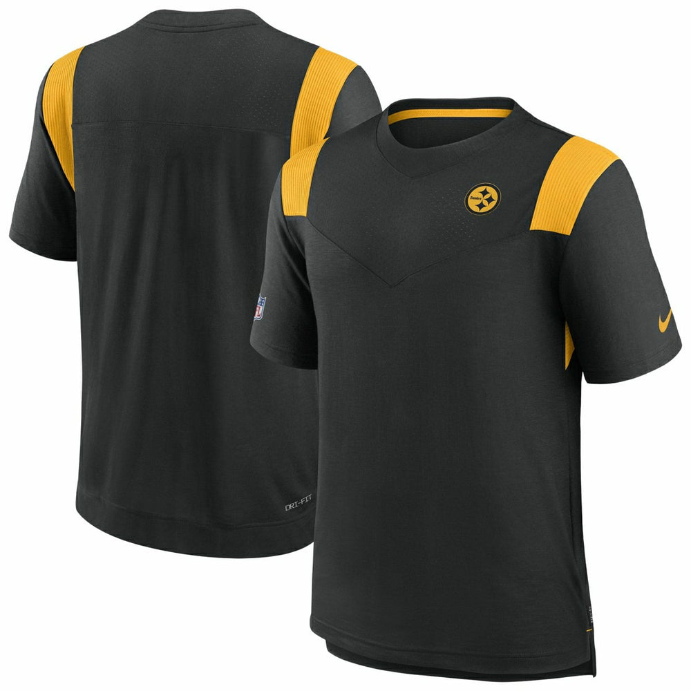 Pittsburgh Steelers 2022 NFL Sideline Nike Performance Player Top Black - Taass for sale
