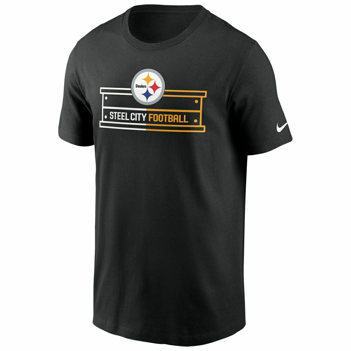 Pittsburgh Steelers Local Phrase Nike Essential NFL T-Shirt Black - Taass outlet