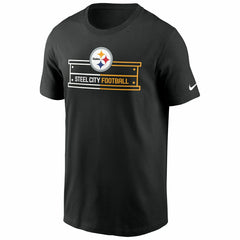 Pittsburgh Steelers Local Phrase Nike Essential NFL T-Shirt Black - Taass outlet