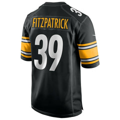 Minkah Fitzpatrick #39 Pittsburgh Steelers Nike Game NFL Football Jersey Black - Taass US