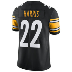 Najee Harris #22 Pittsburgh Steelers Nike Vapor Limited NFL Jersey Black - Taass sale