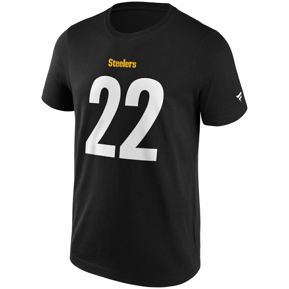 Najee Harris #22 Pittsburgh Steelers Iconic Player NFL T-Shirt Schwarz - Taass discount