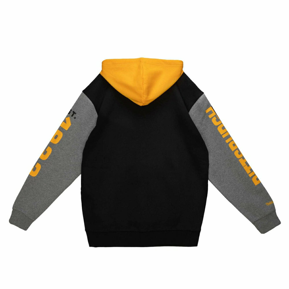 Pittsburgh Steelers Mitchell & Ness NFL Full Zip Fleece Hoodie - Taass Online