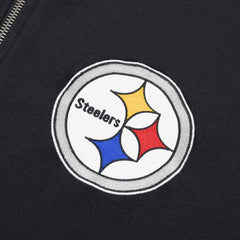 Pittsburgh Steelers Mitchell & Ness NFL Full Zip Fleece Hoodie - Taass Online