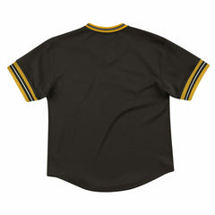 Pittsburgh Steelers Unbeaten Mitchell & Ness NFL V-Neck Mesh Shirt Black - Taass US