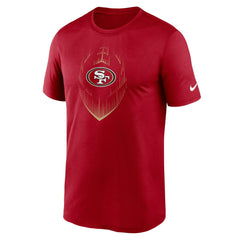 San Francisco 49ers 2024 Icon Nike Legend NFL T-Shirt Red - Taass for sale