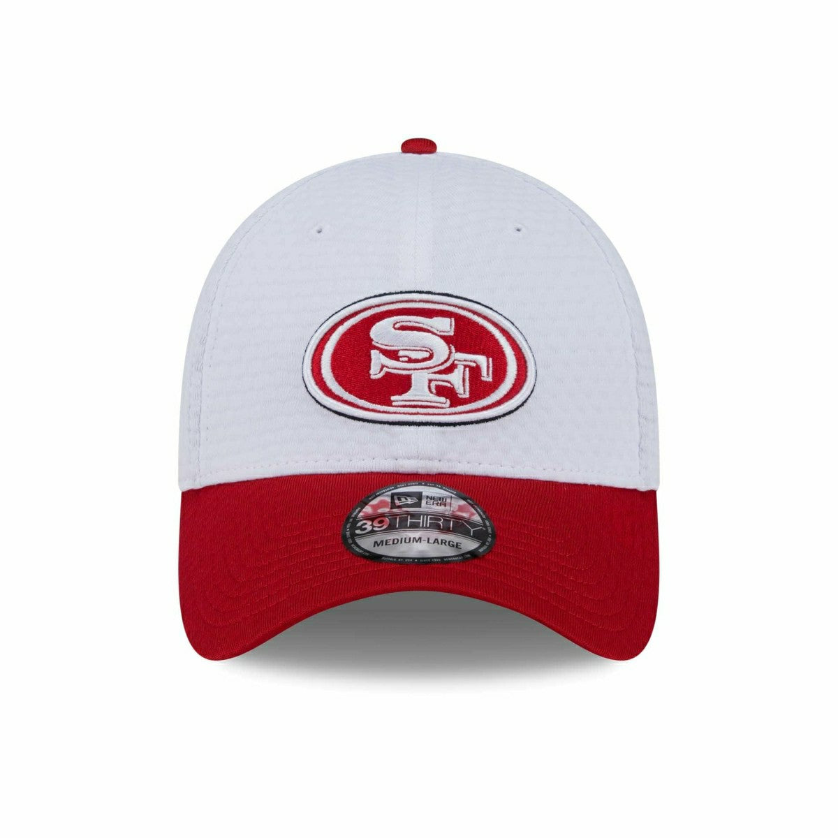 San Francisco 49ers 2024 NFL Training Camp New Era 39THIRTY Flex Cap White - Taass US