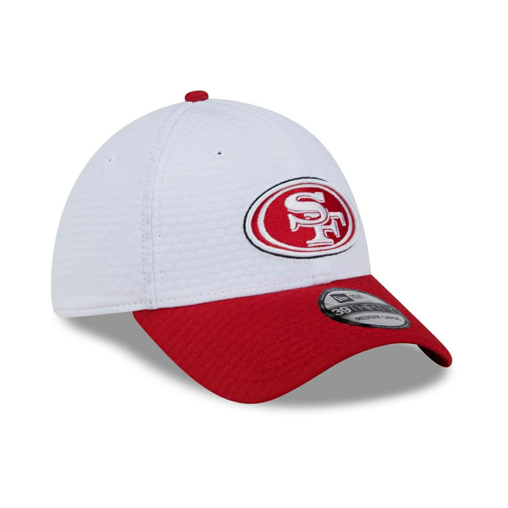 San Francisco 49ers 2024 NFL Training Camp New Era 39THIRTY Flex Cap White - Taass US